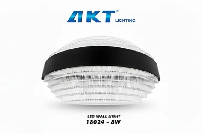 AKT LED Wall Light – Model 18024-8W | 8W | 3000K | 1200LM | IP65 | Wall Mounted