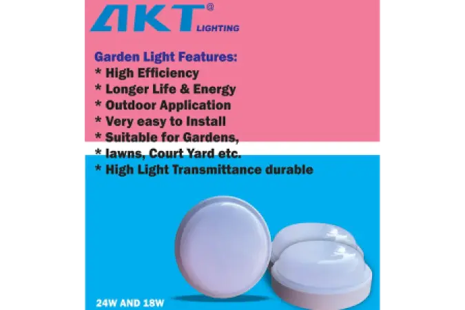 AKT LED GARDEN LIGHT 24W