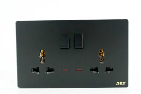 AKT 13A*2 Switched Socket via Indicator