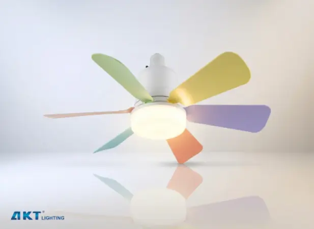 Ventilateur Plafonnier LED AKT 20W – 1100Lm 16,5 Pouces (Modèle NH-CP081)