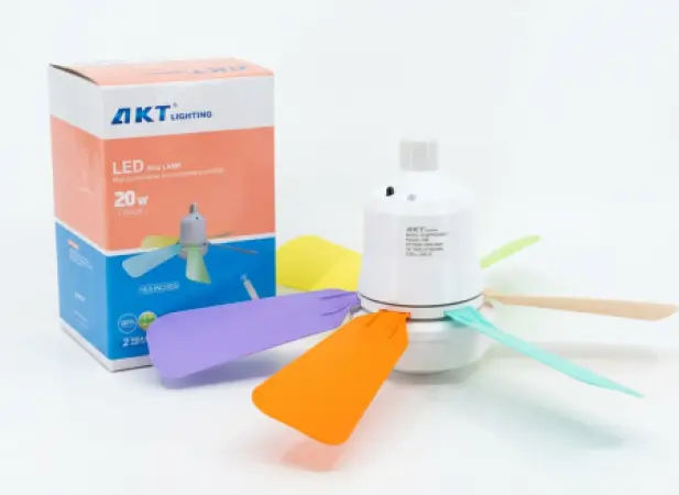 AKT LED Fan Lamp 20W – 1100Lm 16.5 Inch Ceiling Fan Light (Model NH-CP081)