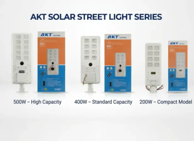 AKT LED Solar Street Light 500W – 6000Lm (Model AKT-LD21006-8T-500W)