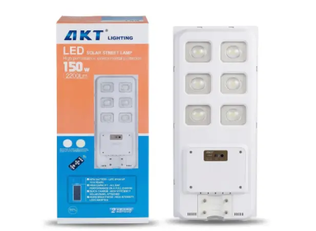 AKT LED太阳能路灯 150W – 2200流明（型号 AKT-LD21007-6T-150W）