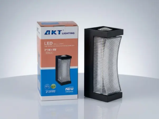 Lampe Murale LED AKT – Modèle 18014-2x1W+4W, 3000K, 600LM, IP65