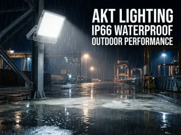 AKT 100W LED 泛光灯 IP66 防水 9000流明
