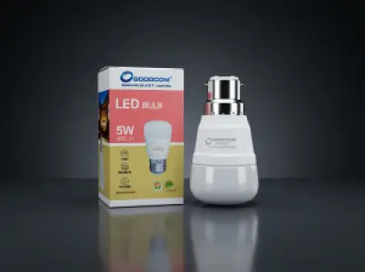 GOODCOM 5W LED Bulb B22 450Lm Energy Saving Light - QP5069