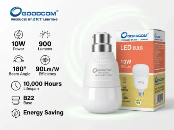 GOODCOM 10W B22 LED灯泡 900流明节能照明