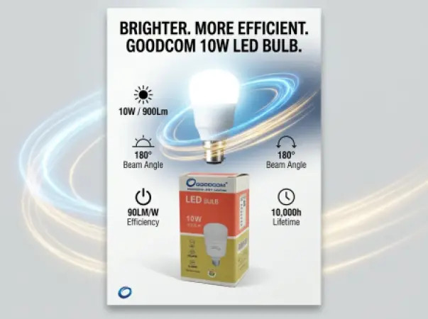 GOODCOM 10W LED Bulb B22 – 900 Lumens Energy Saving Light