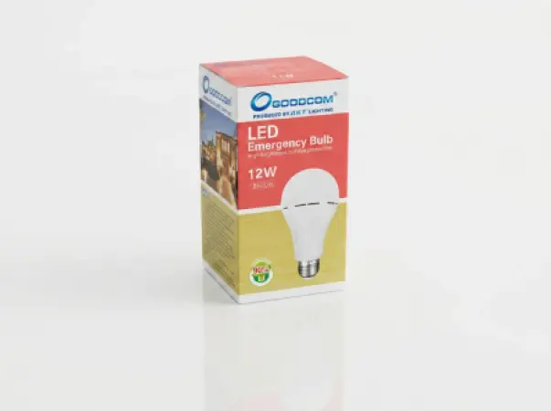 GOODCOM 12W B22 LED应急灯泡 – 850流明 可充电应急照明