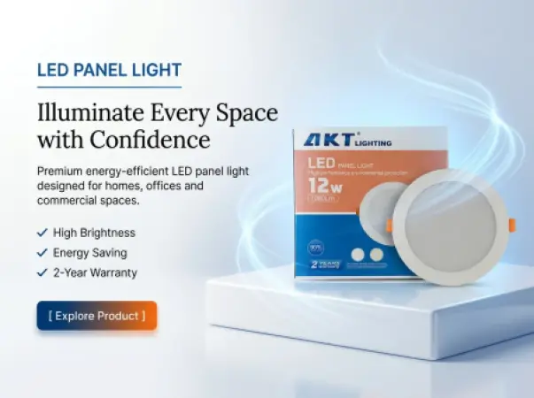 AKT LED Panel Light 12W Recessed | AKT-PB044-12W