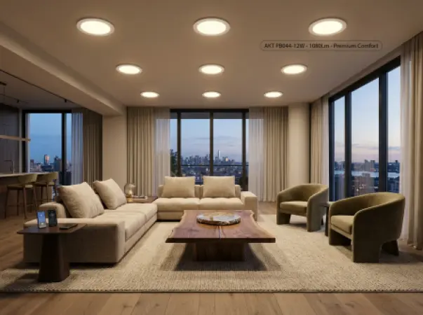 AKT LED Panel Light 12W Recessed | AKT-PB044-12W