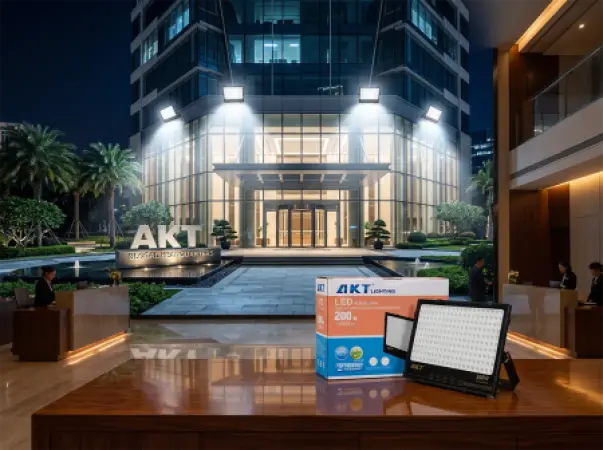 AKT LED Flood Light 200W (Black Housing) – Model AKT-TGD12017-200W