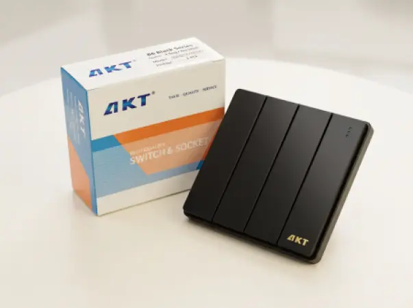 AKT B6 Black Series 4 Gang 2 Way Switch – SQTQTD0000087