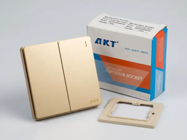 AKT B6 Golden Series 2 Gang 2 Way Switch – SQTQTD0000109