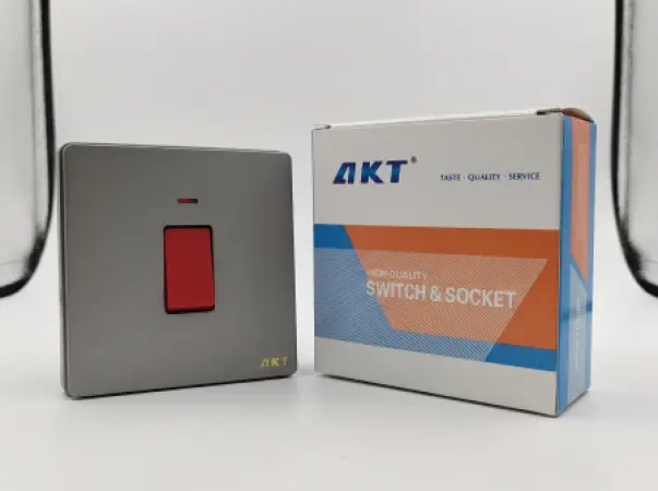 AKT B6 Grey Series 20A Water Heater Switch with Indicator