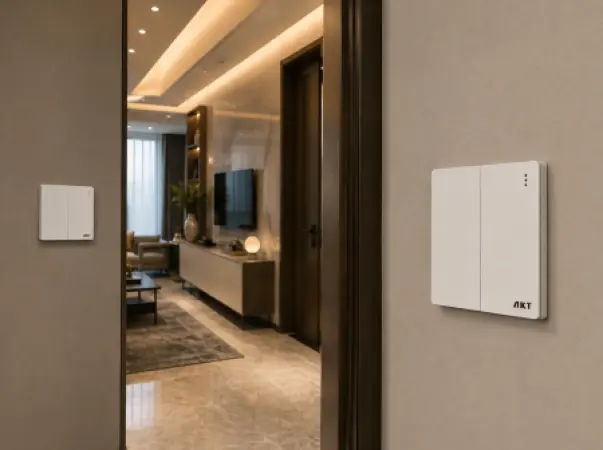 AKT B6 White Series 2 Gang 2 Way Switch – SQTQTD0000073